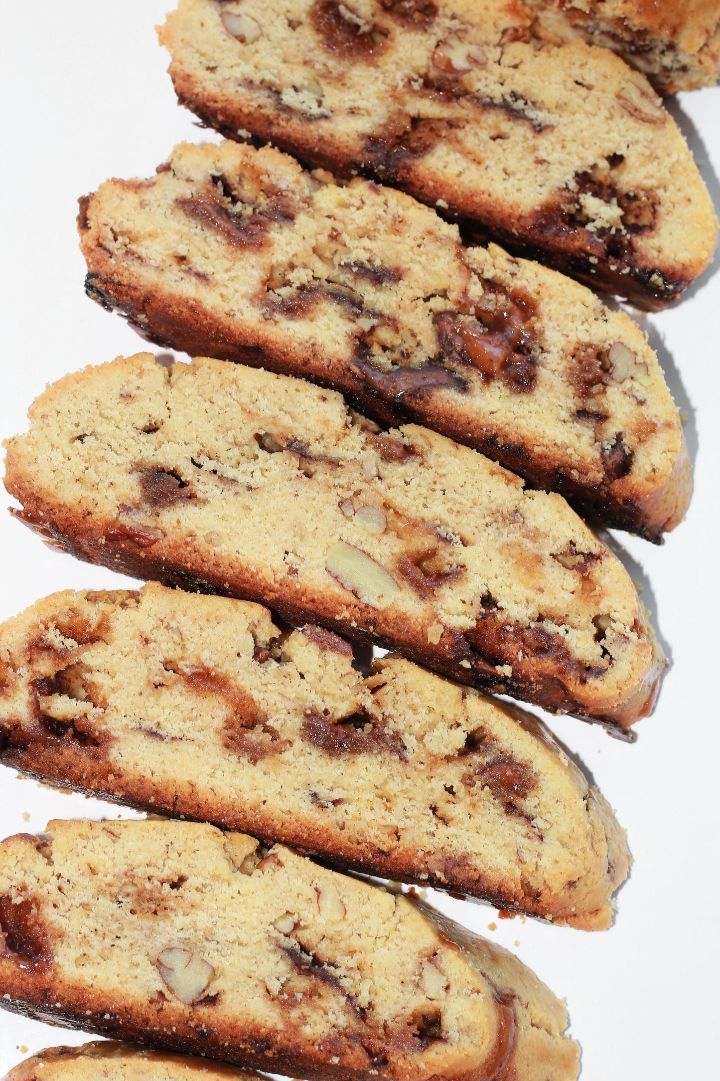 Salted Toffee Biscotti